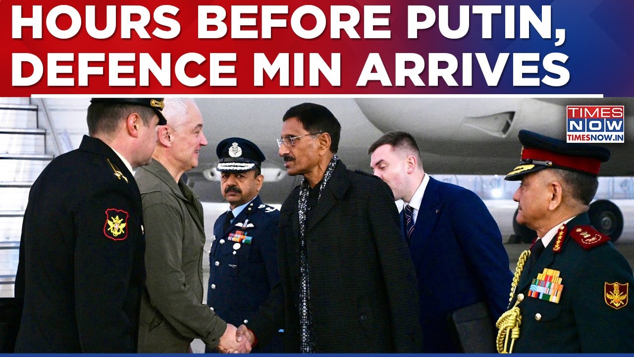 Putin Visit Hours Away: Russian Defence Minister Lands In Delhi; Rajnath, Belousov To Co-Chair Talks