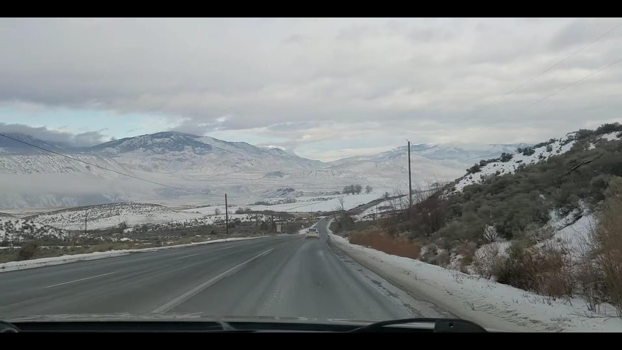 Snowy Highways With a Side of Comfort Food--Our Drive Back Home!
