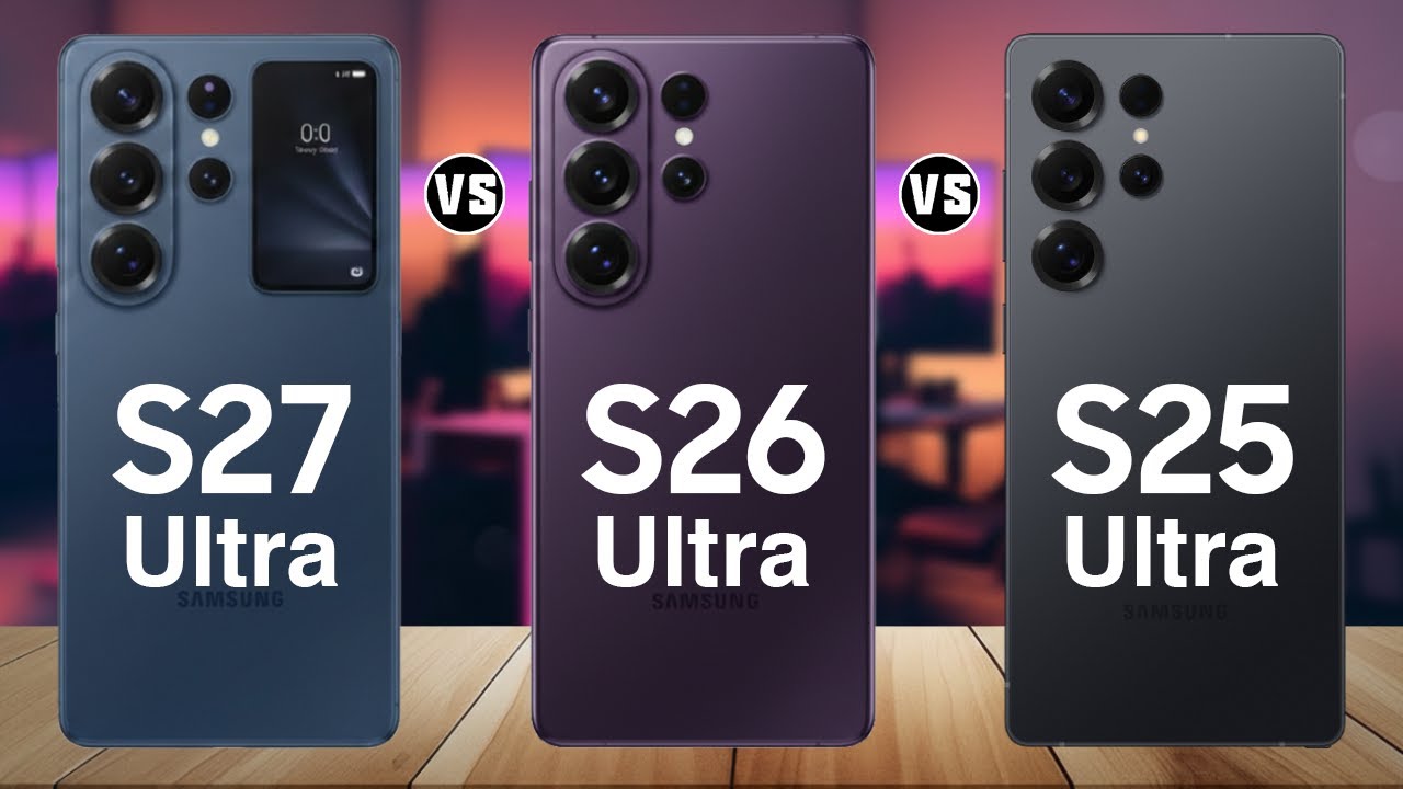 Samsung Galaxy S27 Ultra vs Samsung Galaxy S26 Ultra vs Samsung Galaxy S25 Ultra – Full Comparison