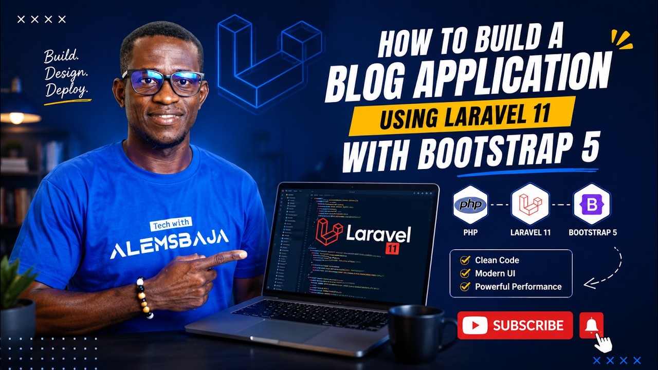 How to build a Blog app with authentication feature using Laravel 11 with Bootstrap 5 in 2024