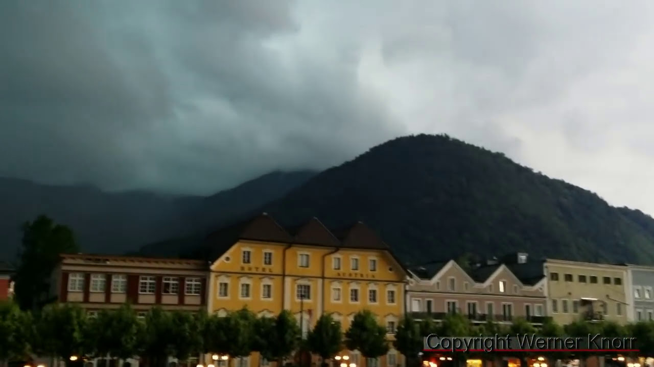WELTUNTERGANG UNWETTER BAD ISCHL  am12.Juli 2016