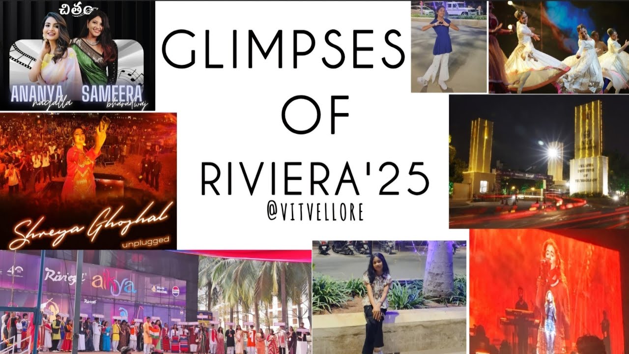 Highlights of Riviera @VIT vellore 2025|| #shreyaghoshal #jonithagandhi ||aikya2025 #riviera2025.