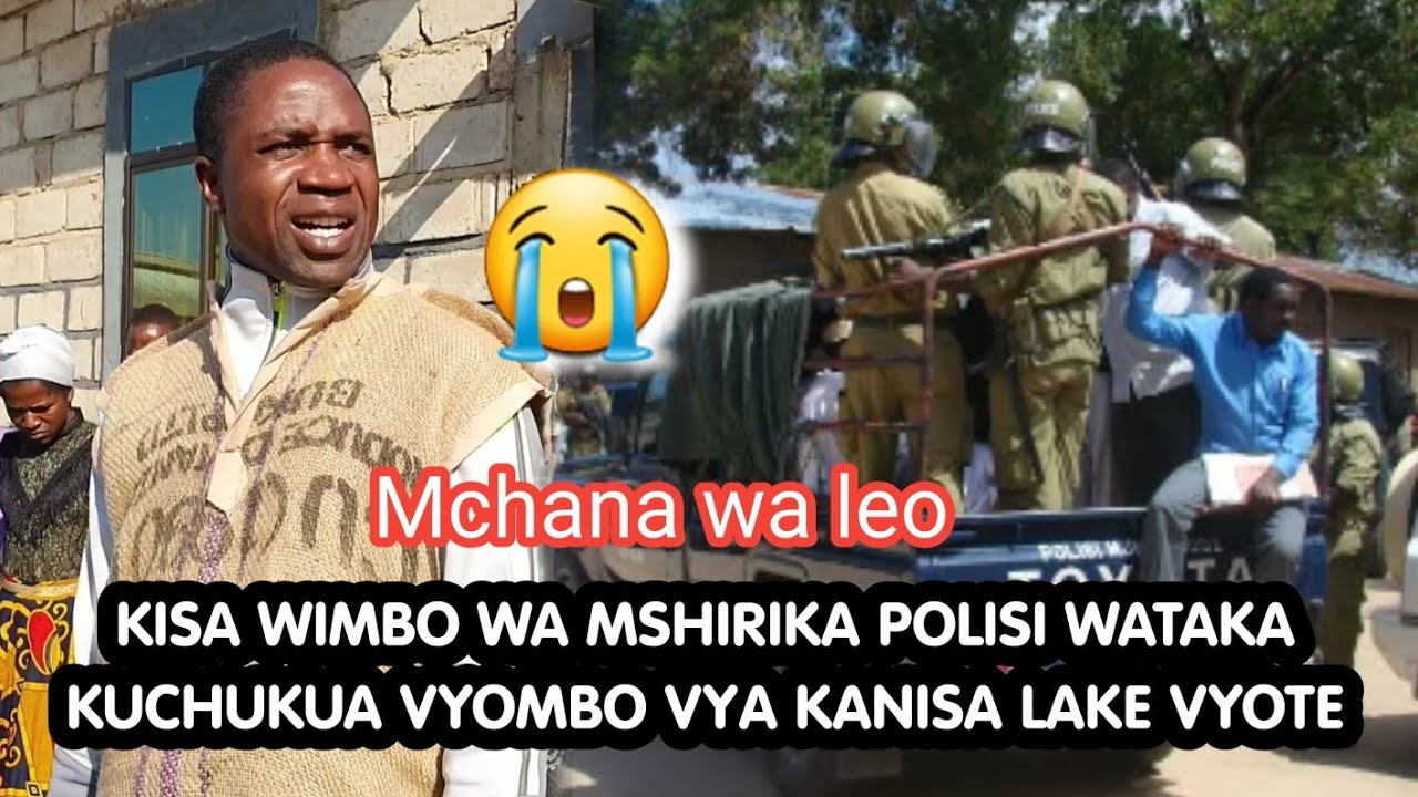 POLISI WAMEFIKA NYUMBANI KWA MBARIKIWA WAMETAKA KUCHUKUA VYOMBO VYA KANISA MBARIKIWA AMEWAKATALIA