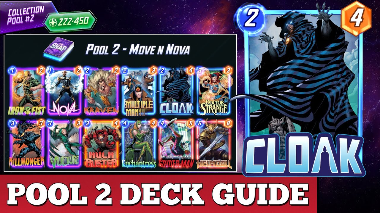 Marvel Snap's BEST POOL 2 MOVE DECK! [Marvel Snap Deck Guide]
