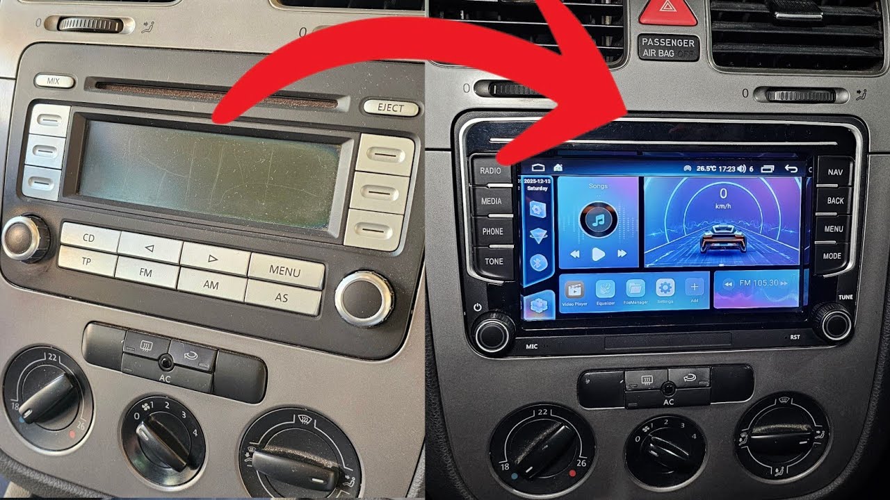 Android Head Unit Radio Install | VW Golf Mk5