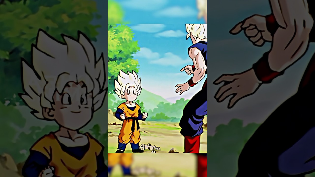 Goten Casually Turns Super Saiyan😂