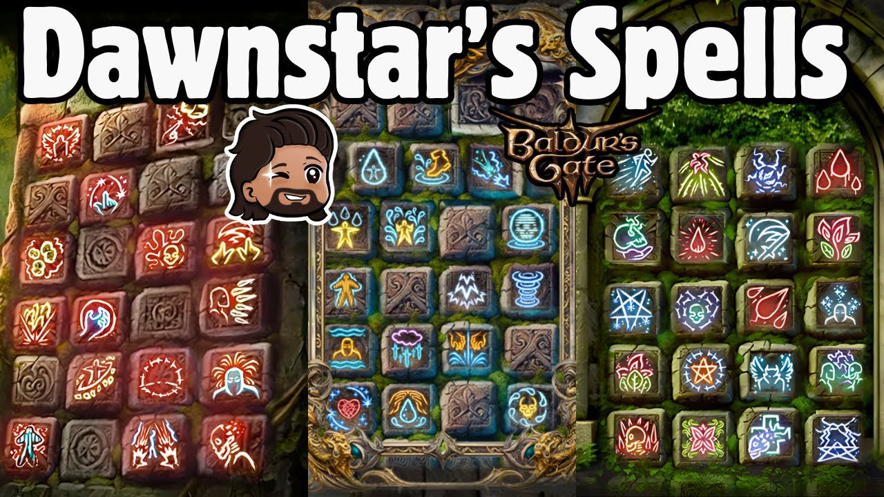 ALL SPELLS in Dawnstar's Water, Telekinetic & Grimoire Mod - Baldur's Gate 3