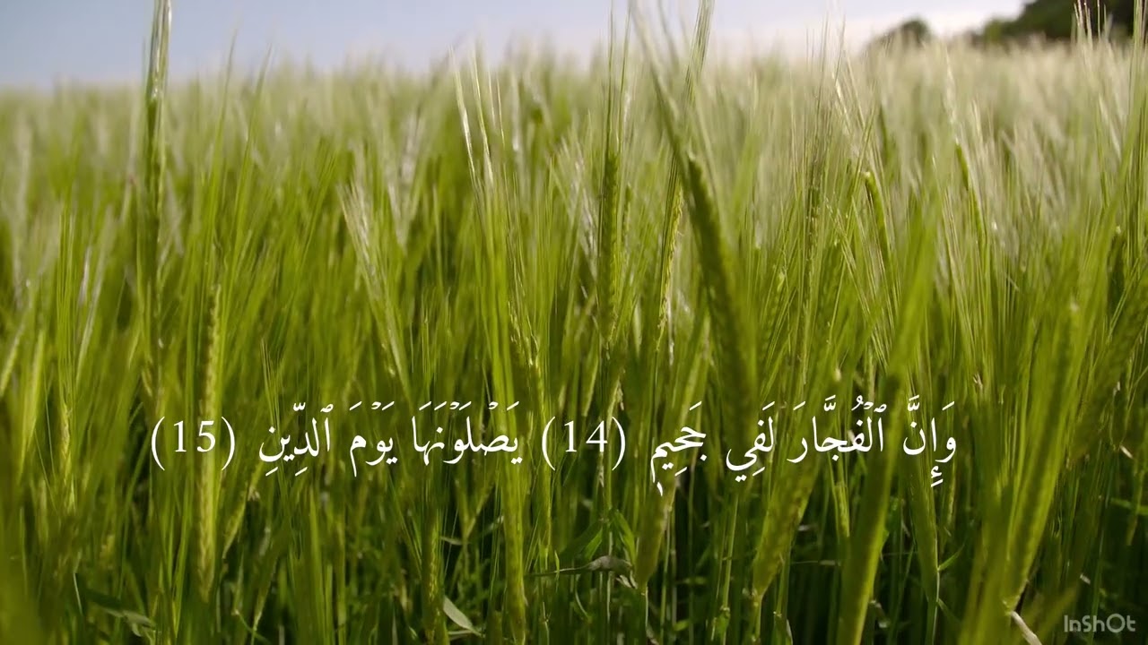 سورة الانفطار من ايه 14 إلى 19 آخر السوره مكرر 7مرات ماهر المعيقلي