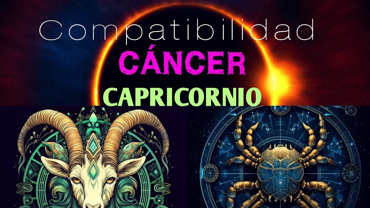 CAPRICORNIO Y CÁNCER compatibilidad amor amistad y trabajo - kimono rojo