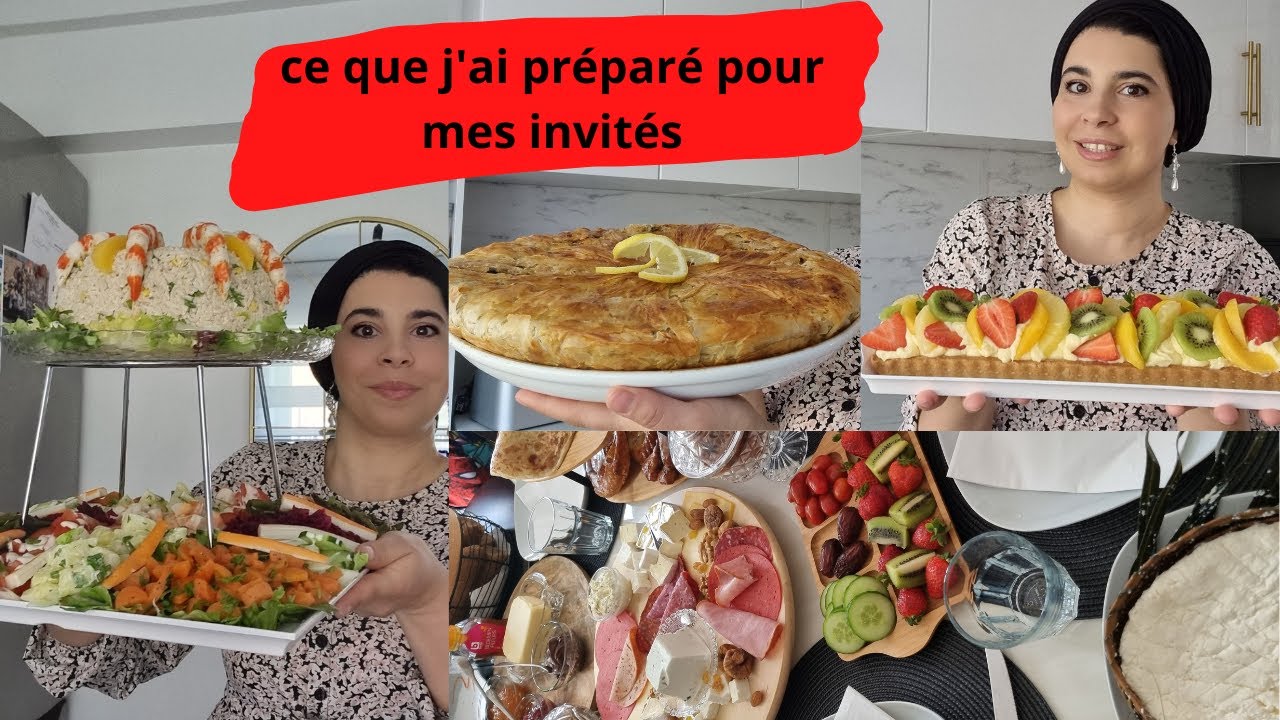 Je reçois des invités:toutes mes préparations 😀