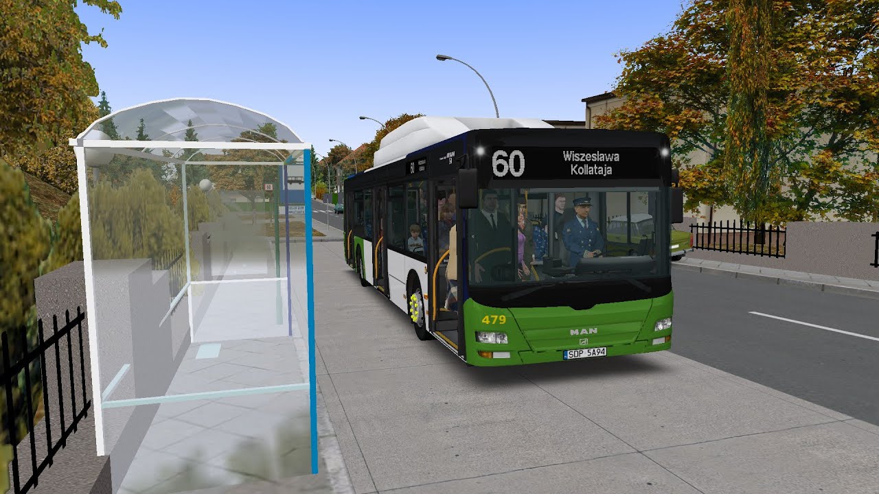 Omsi 2 - Fikcyjny szczecin - Line 60 - Man Lions City A21 CNG