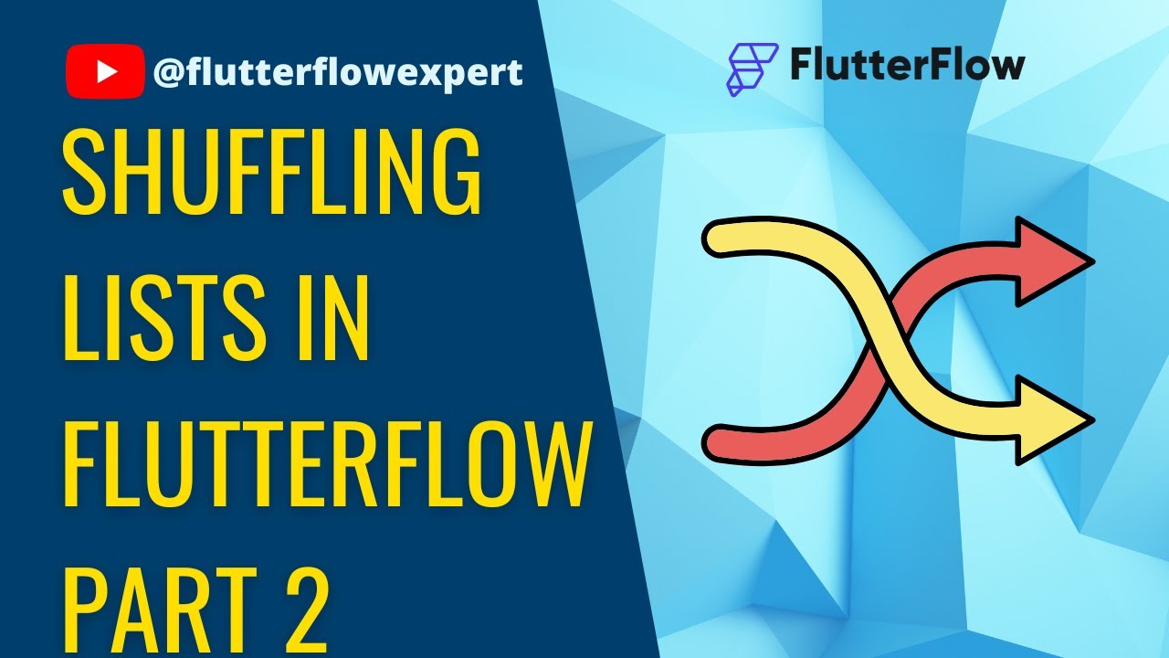 Shuffling Lists in  @FlutterFlow : Mastering Random Order Display, part 2