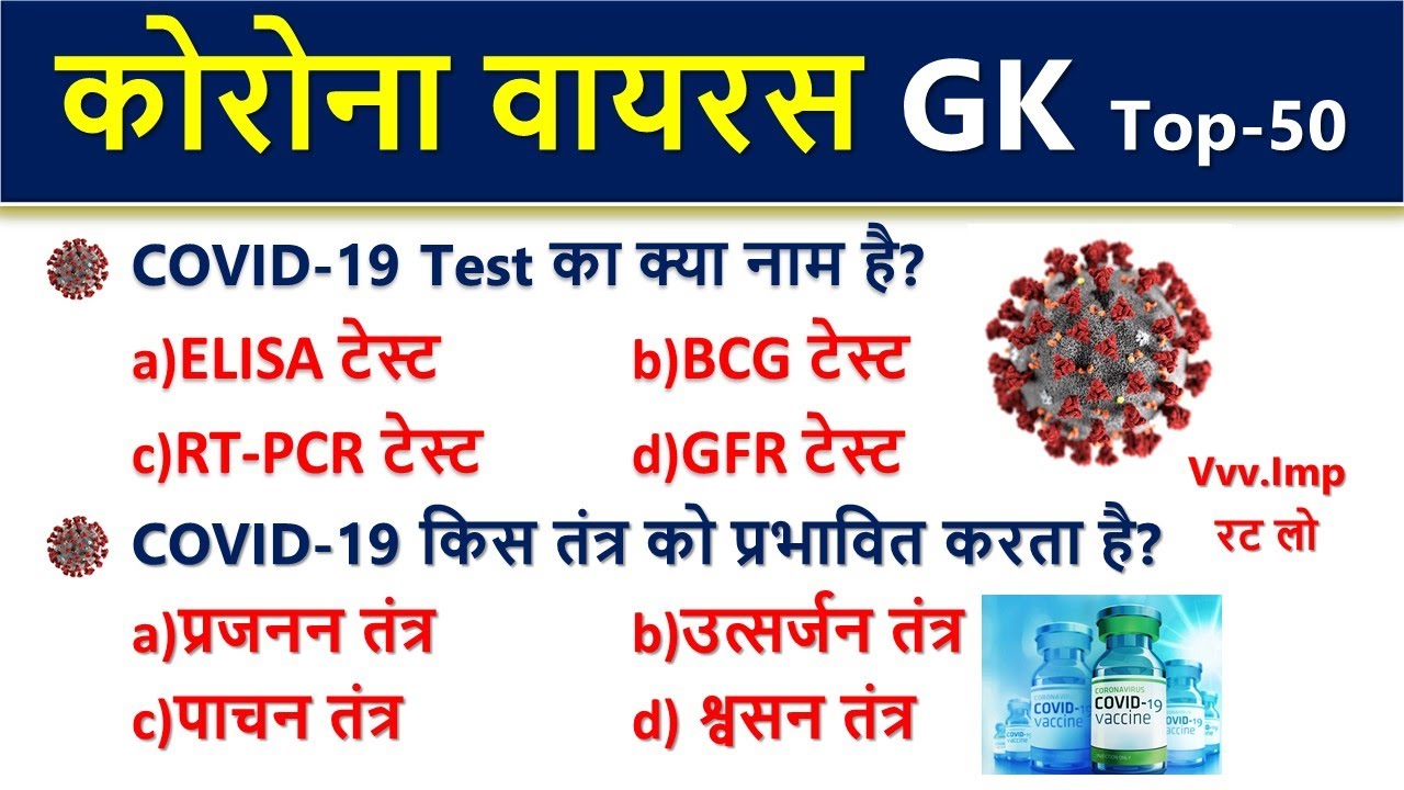 Coronavirus (COVID-19) important questions | Corona virus explained in hindi | Corona GK Quiz | MSO