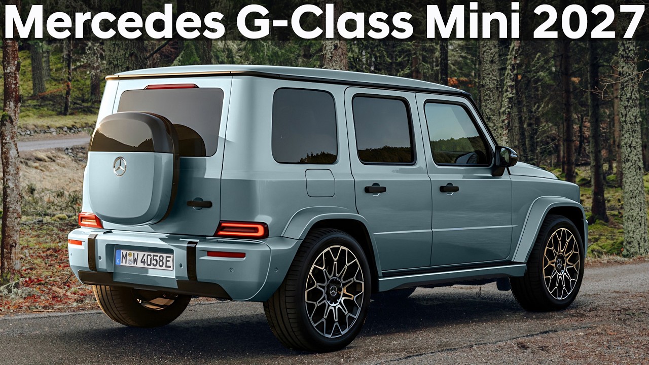 2027-2028 Новый Mercedes-Benz G-Class (Mini) - Самый брутальный компактный внедорожник!
