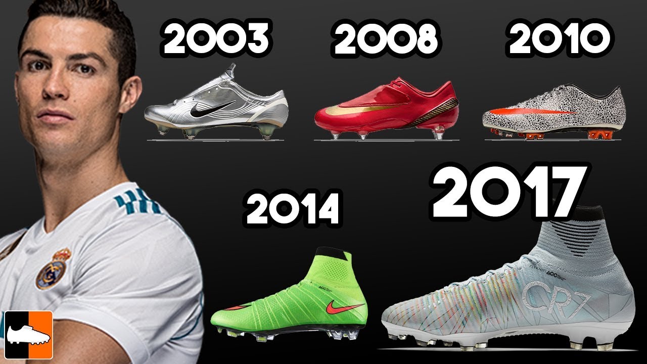Ronaldo's New Boots & EVERY Cleat He Has Worn Ever!!