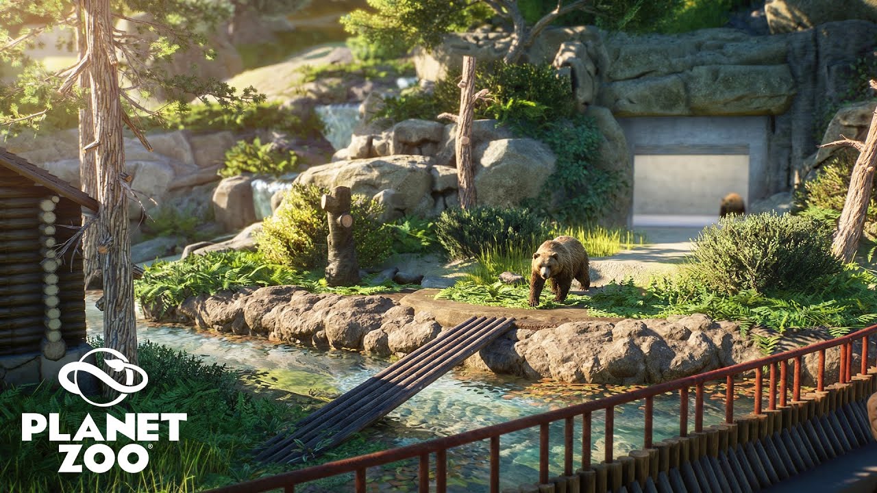 Most REALISTIC Eurasian Brown Bear Habitat - Hirscheck Black Forrest - Planet Zoo
