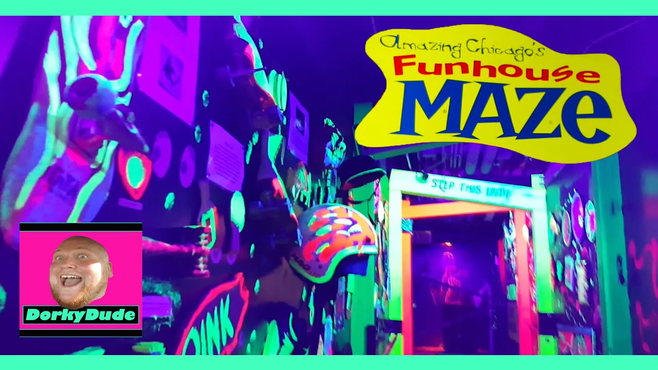 Amazing Chicago's Funhouse Maze full POV walkthrough