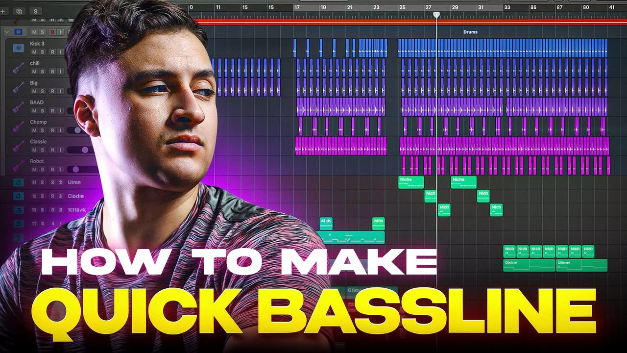 How to Make Modern Bassline Tracks in Logic Pro X (Denon Reed Style)