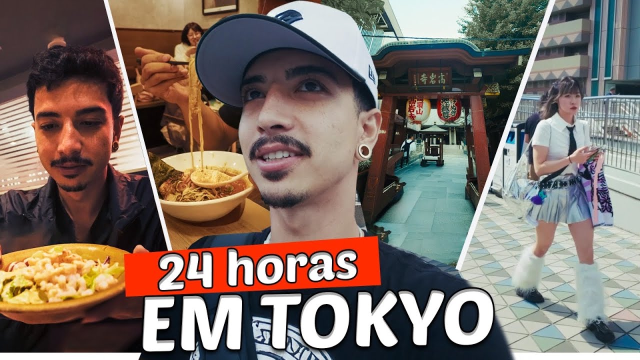 Andei por TÓQUIO e comi BARATO