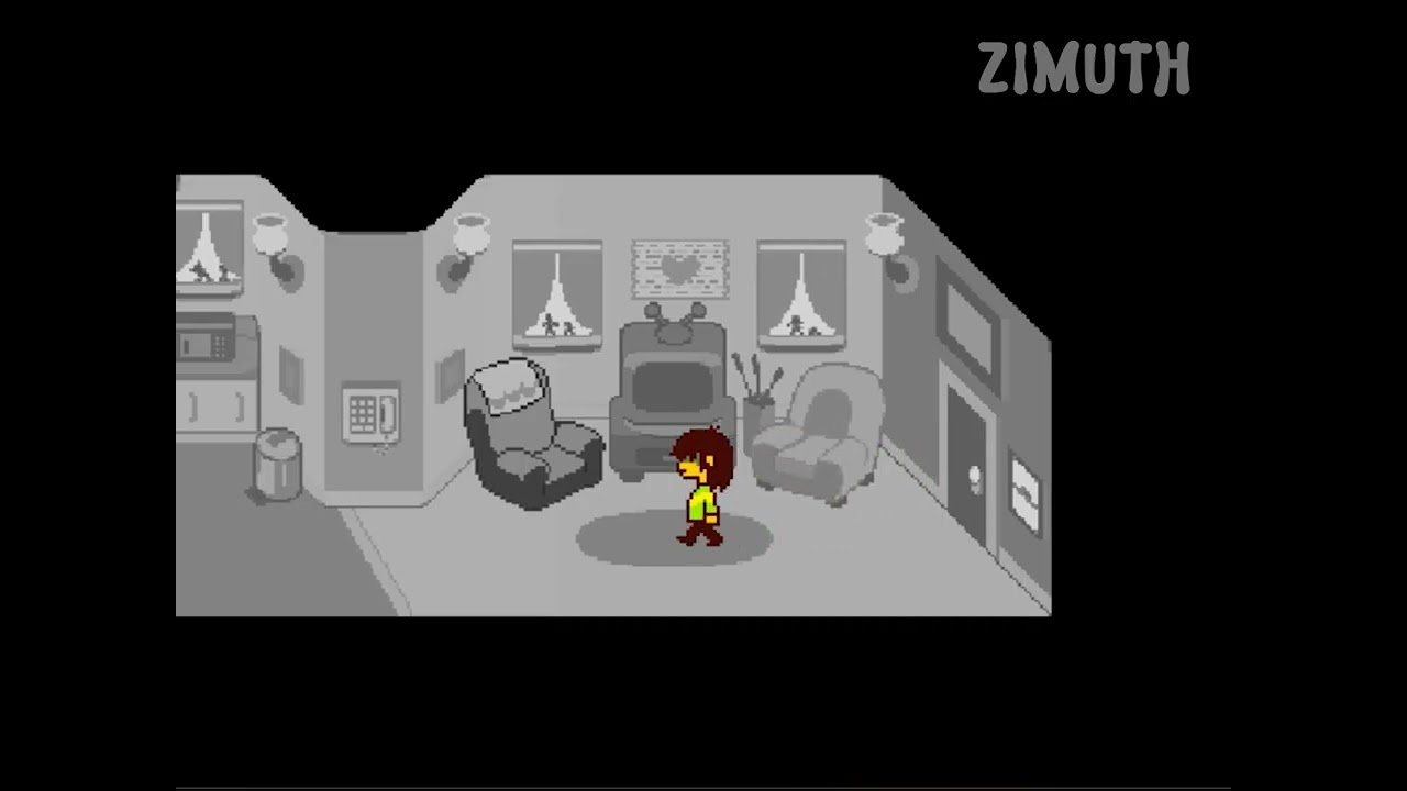 DELTARUNE WEIRD EASTER EGG (Kris Forgotten?)