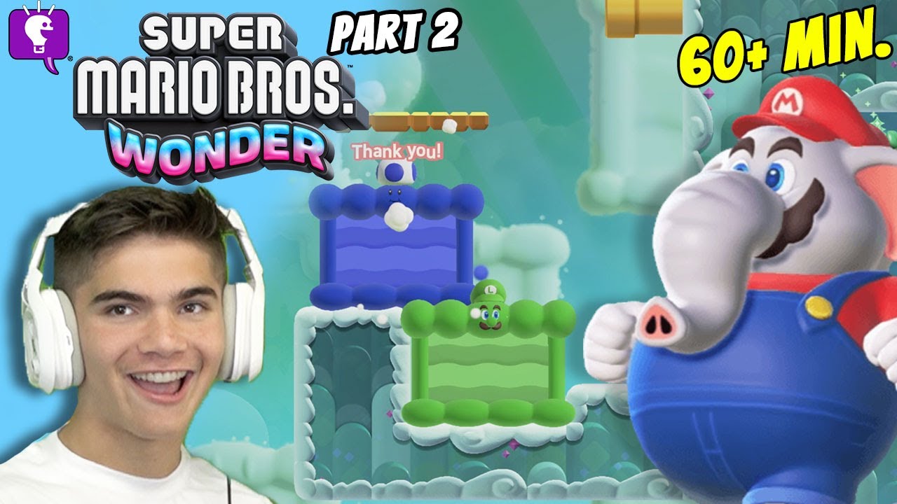 60+ Minutes of Super Mario Bros Wonder Part 2 on HobbyFamilyTV