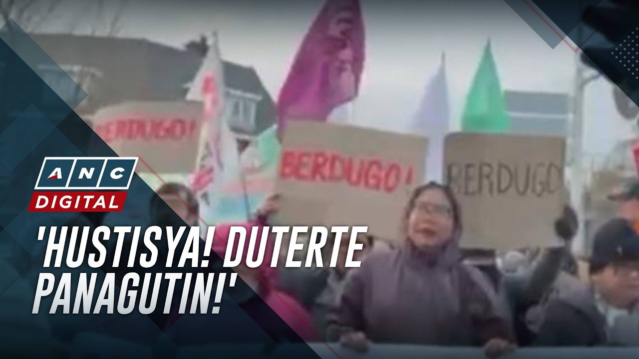 Supporters, kin of drug war victims seek justice at ICC confirmation hearing vs Duterte | ANC