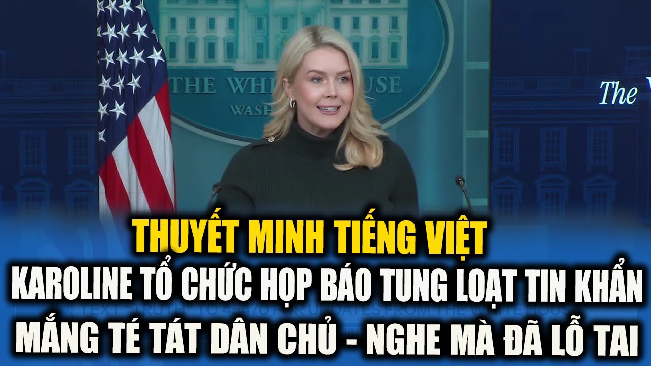 THUYẾT MINH: KAROLINE TỔ CHỨC HỌP BÁO TUNG LOẠT THÔNG TIN NÓNG! CHỬI THẲNG MẶT DÂN CHỦ MINNESOTA