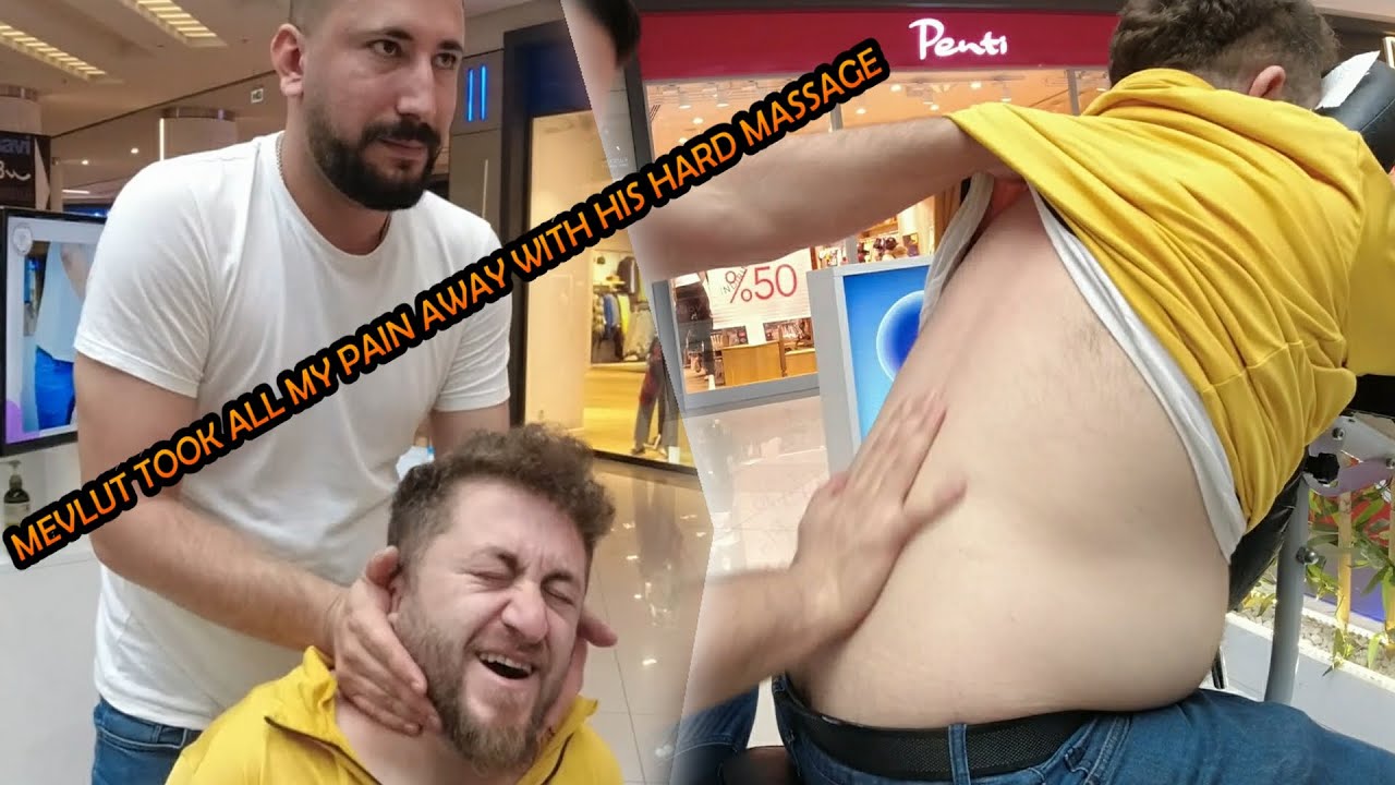 MEVLUT BROKE MY BONES WITH HIS HARD MASSAGE & CRACK & Asmr back,waist,neck,face,ear,arm,head massage