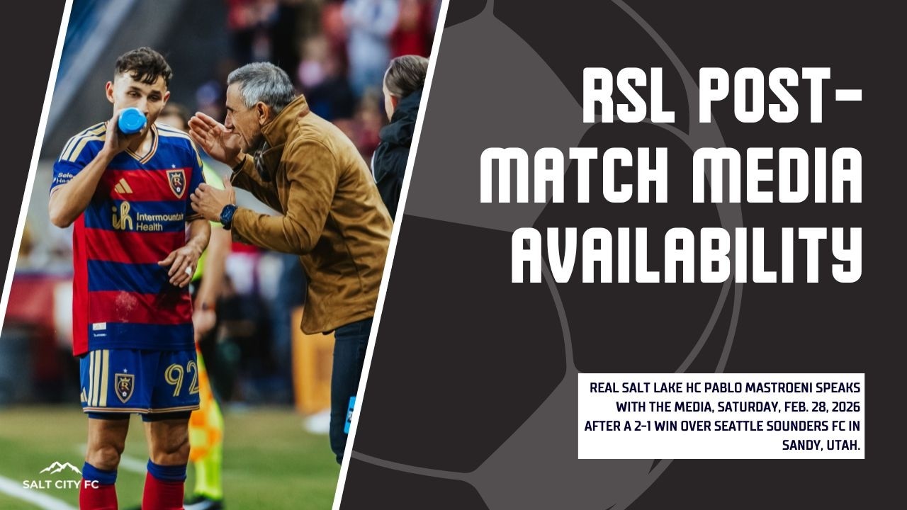 Post-match Media Availability | RSL v. Seattle | HC Pablo Mastroeni