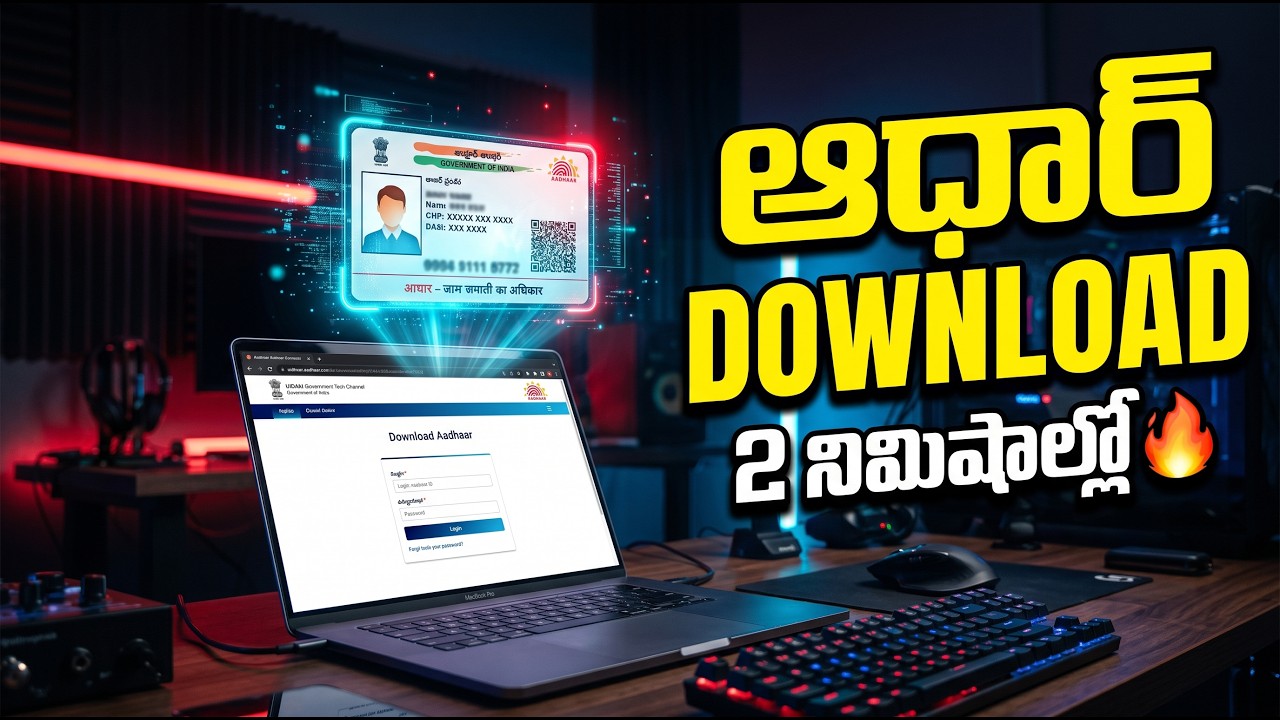 How to Download Aadhaar Card in 2 Minutes 🔥 (2026)