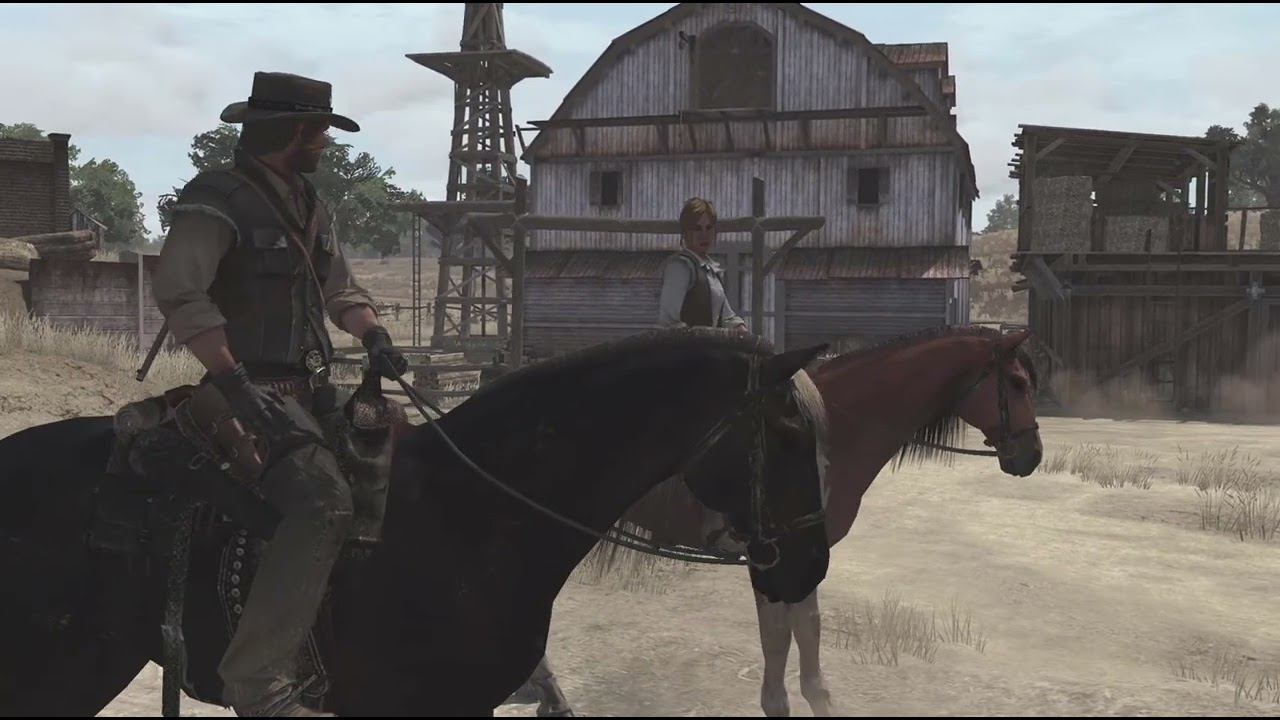 Red Dead Redemption Pt3 Bonny Challenges John To A Horse Race And Discovers He Can Ride Just Fine