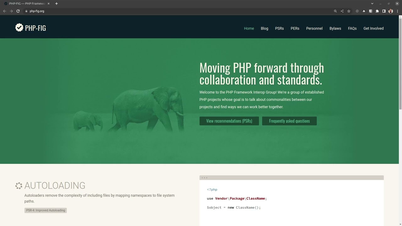 01 - Est&aacute;ndares y buenas pr&aacute;cticas PHP - PSR