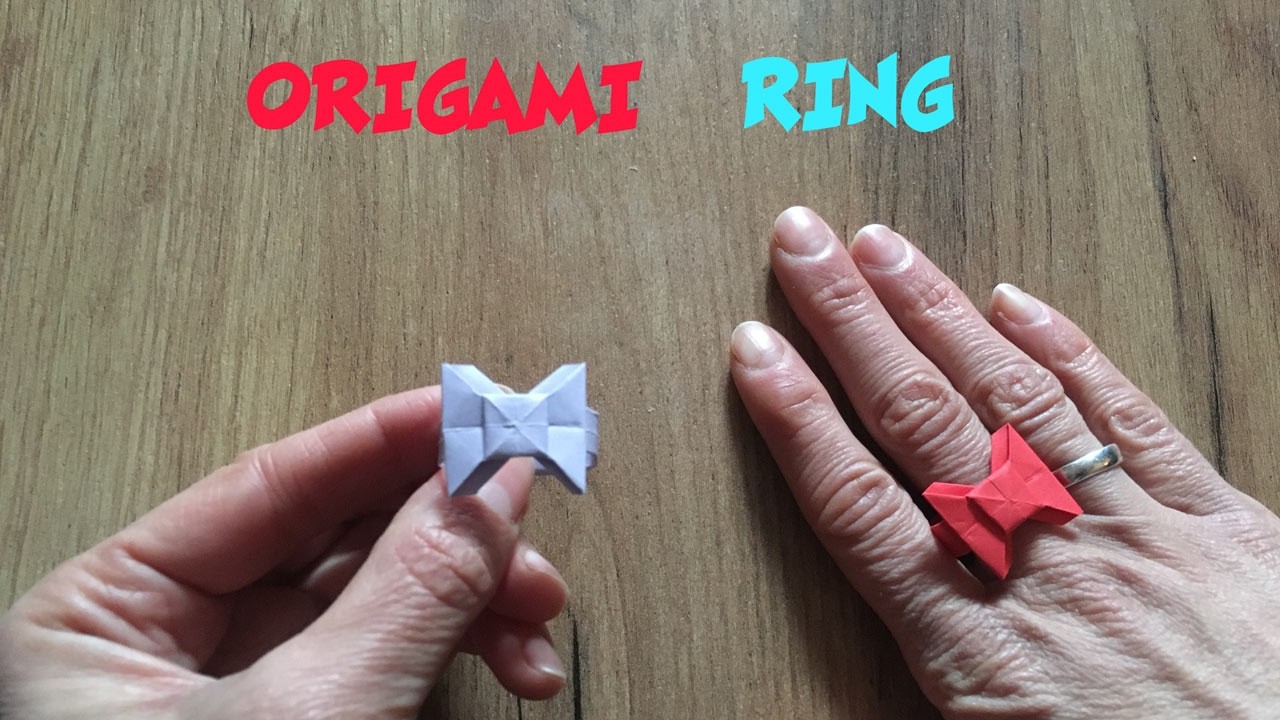 Beautiful Origami Ring Bow | Super Easy to Make!