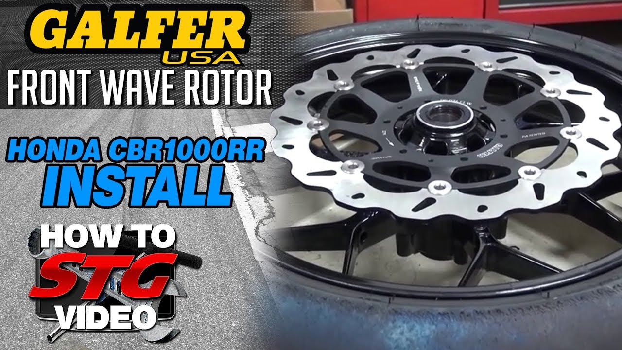 How To Install Galfer Front Wave Brake Rotors from SportbikeTrackGear.com