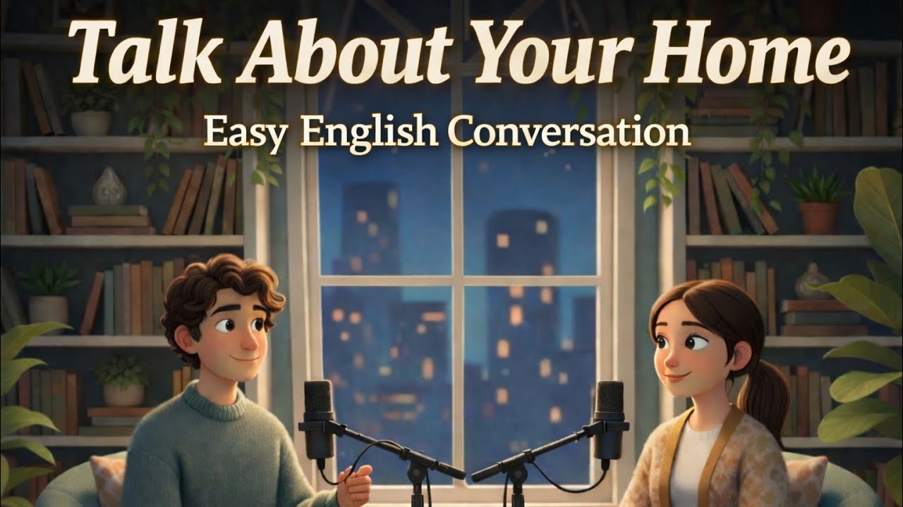 Talk About Your Home | Easy English Podcast (A1 Level)