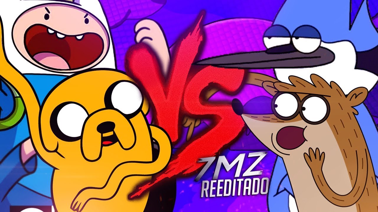 Finn e Jake VS. Mordecai e Rigby | Duelo de Titãs「REEDITADO」
