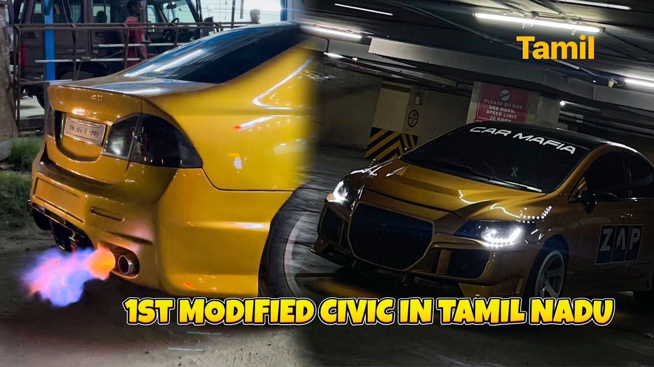 ￼ Honda Civic fully customised | total modification $ 7**** ah😵 In tamil