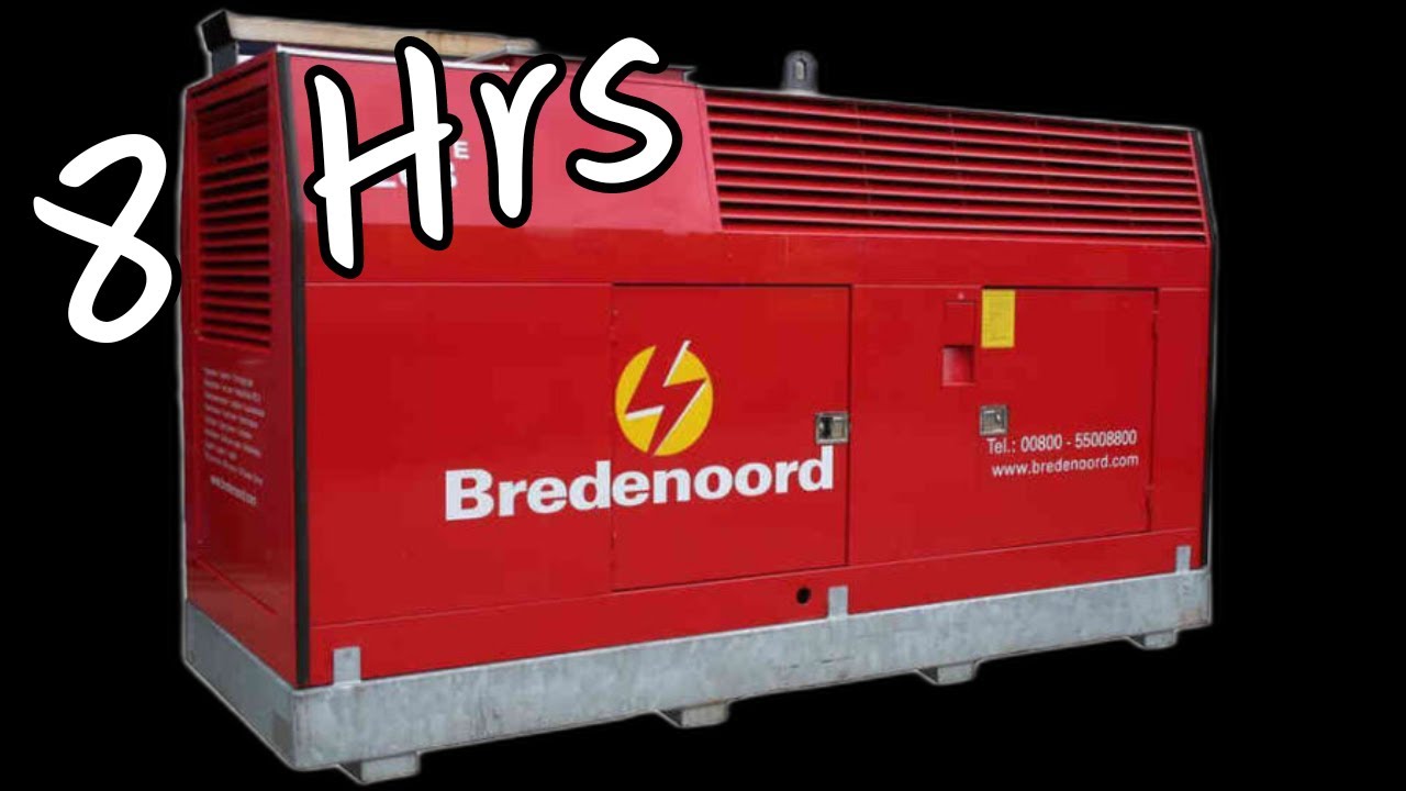 Bredenoord 150 kVA Generator Sounds | White Noise | 8 Hours ~ ASMR ~