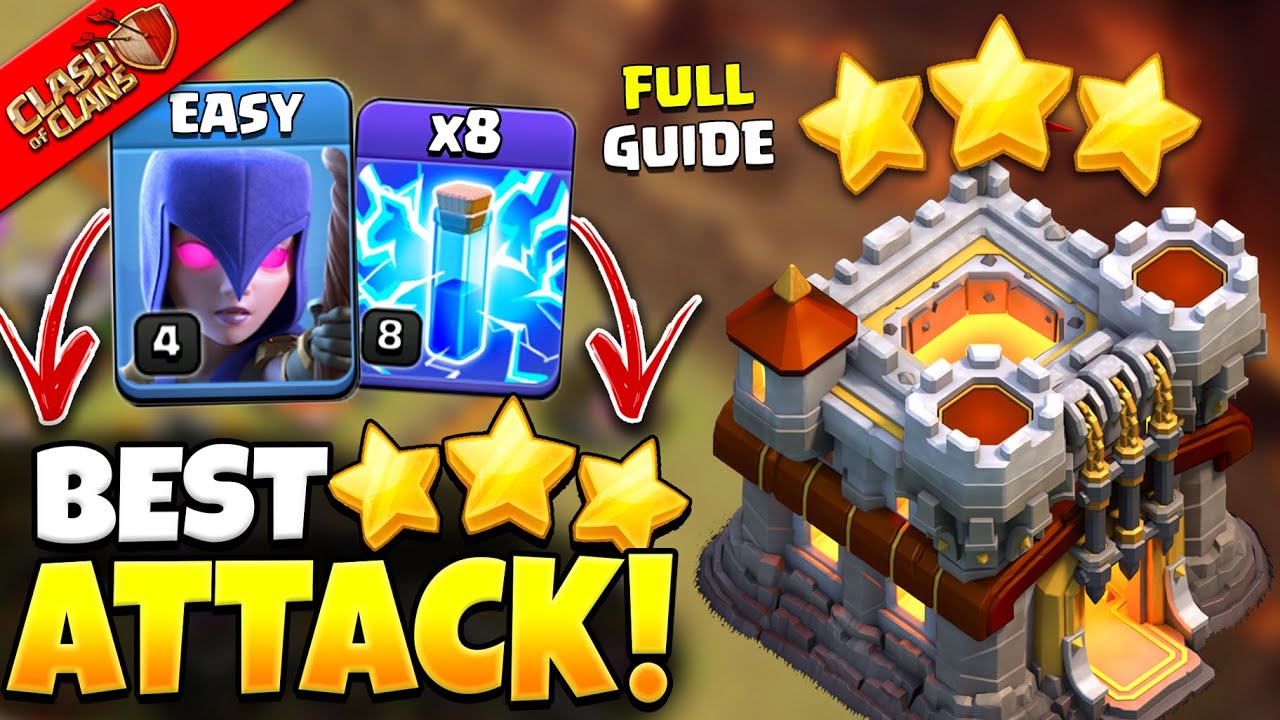 Лучшее руководство по стратегии атаки для TH11 | Получите 3 звезды на каждой базе с помощью Ведьм...