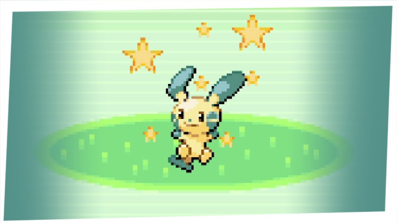 Live Shiny Minun after 21,532 REs in Ruby!