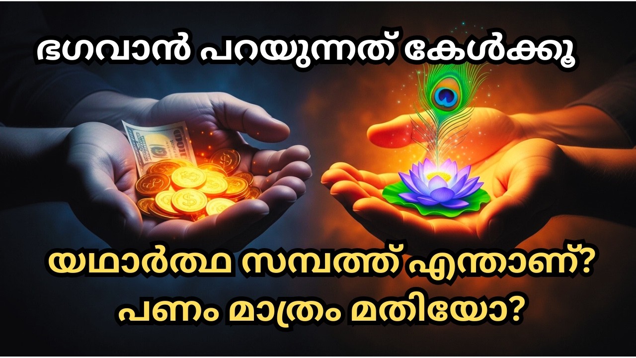 പണമുണ്ടായിട്ടും സമാധാനമില്ലേ? ഭഗവദ്ഗീത പറയുന്ന ജീവിത സത്യങ്ങൾ | Bhagavad Gita