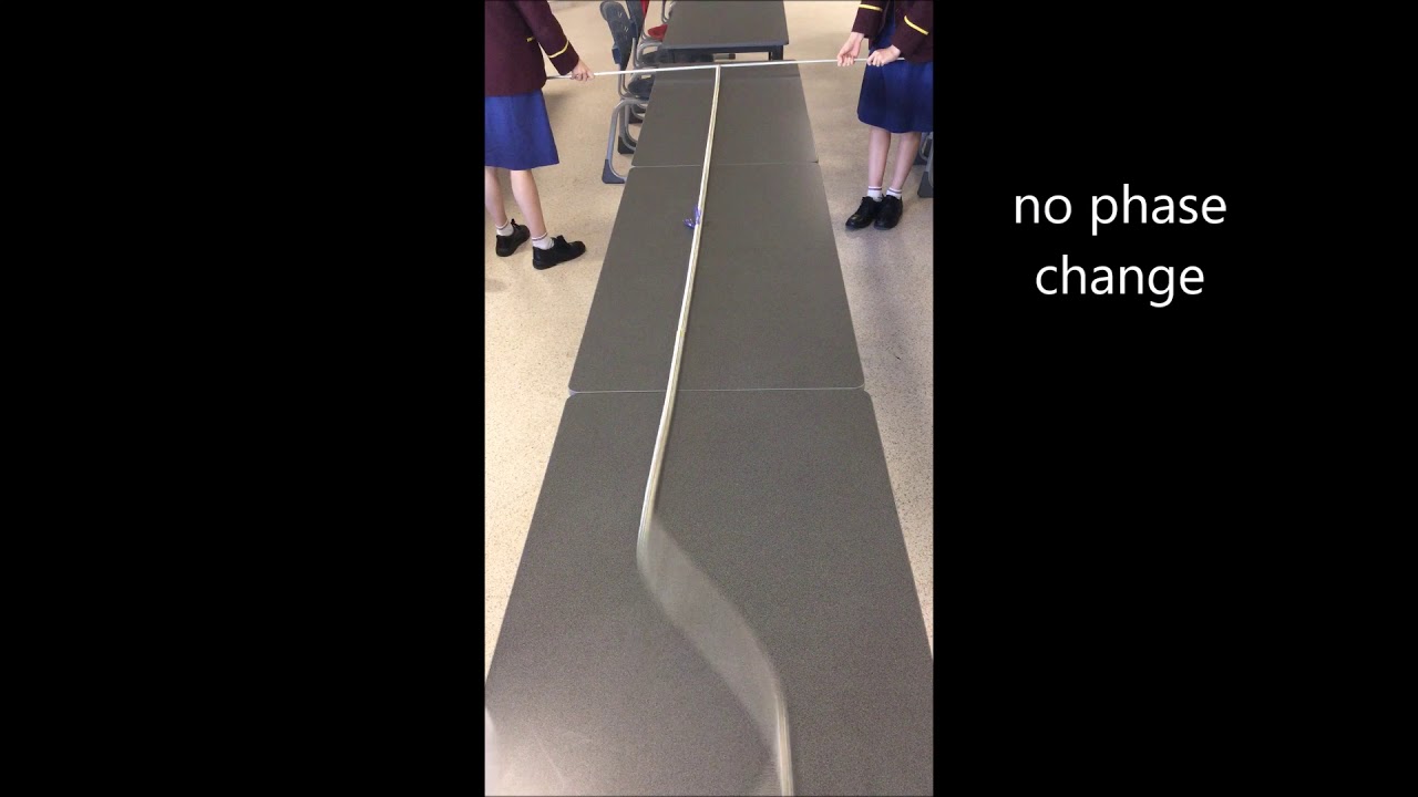 Waves on springs - reflection and transmission (NCPQ)