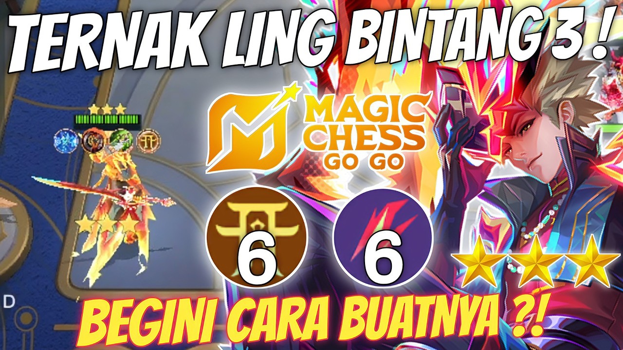HYPER LING EXORCIST !! AUTO TERNAK LING BINTANG 3 BOY Magic Chess Go Go Mobile Legends Bang Bang