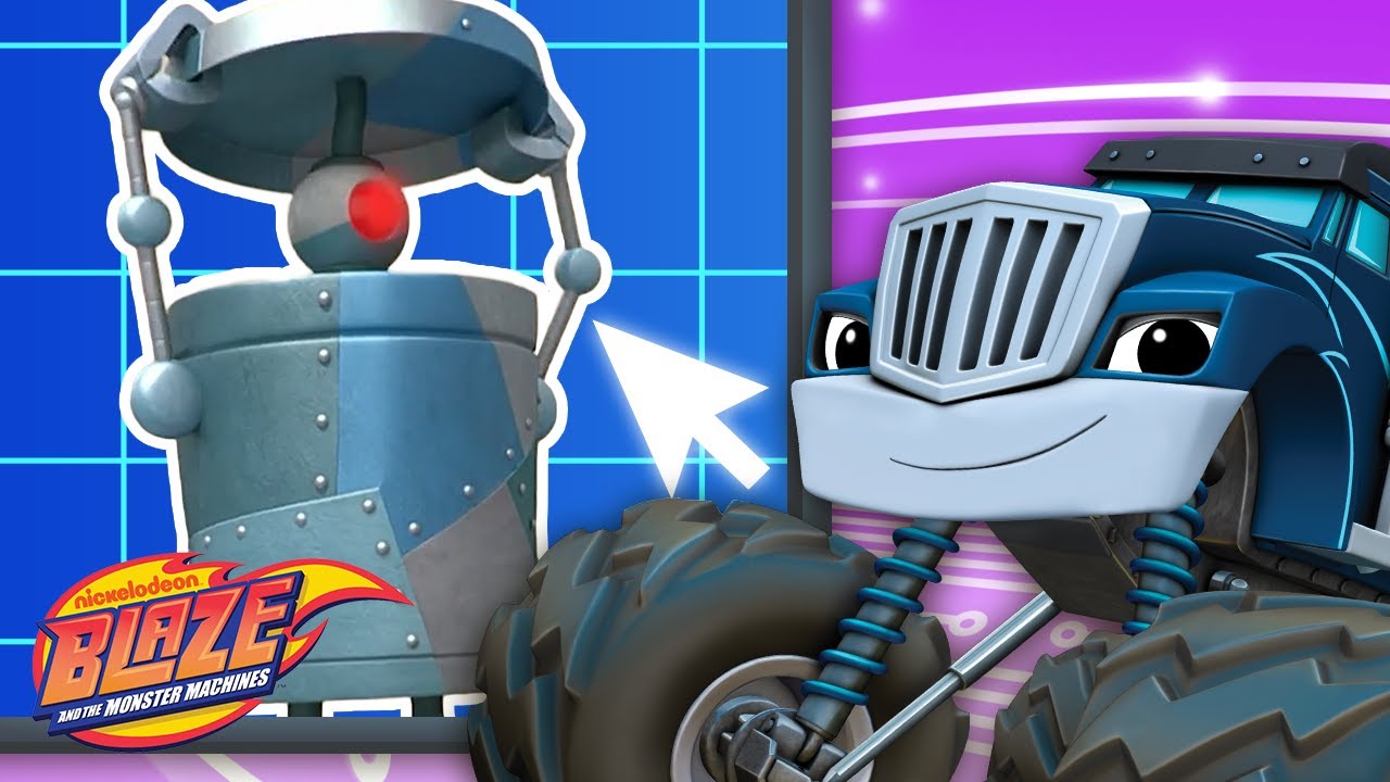 Crusher Builds Robots #2 ! | Games For Kids | Blaze and the Monster Machines