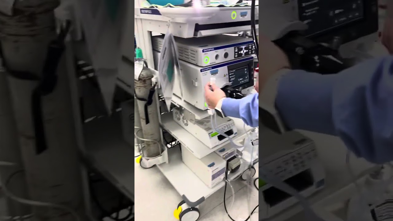 Set up Olympus Endoscope