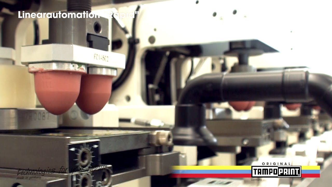 TAMPOPRINT - Linearautomation RAPID - pad printing machine - EN
