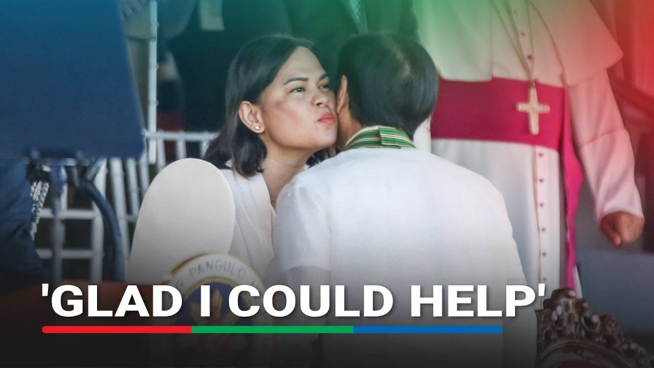 'Glad I could help': Marcos responds to VP Sara thanking him for renewed ties with detained dad