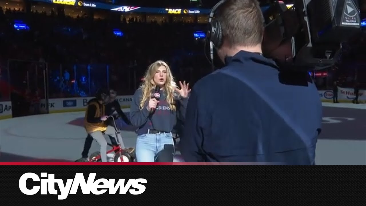 Teen from Laval shines as Habs ‘in-game host’