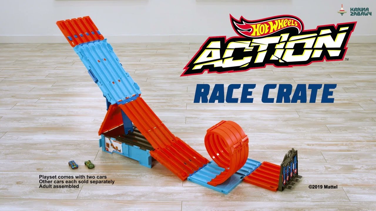 Hot Wheels - MEGATOR Kaskaderski zestaw do zabawy 3w1 + 2 autka GKT87 - www.krainazabawy.pl