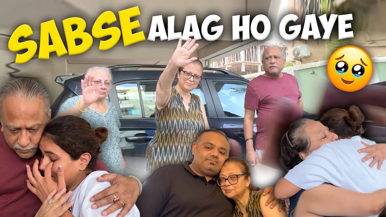 Separation from In-Laws | Sab emotional ho gaye | Anissha & Adira